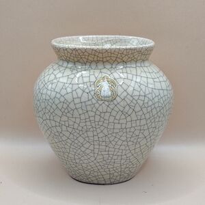 Antique Crackle Glass Ceramic Original From the German Company Übelacker Keramik